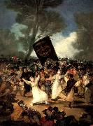 Francisco Goya The Burial of the Sardine painting